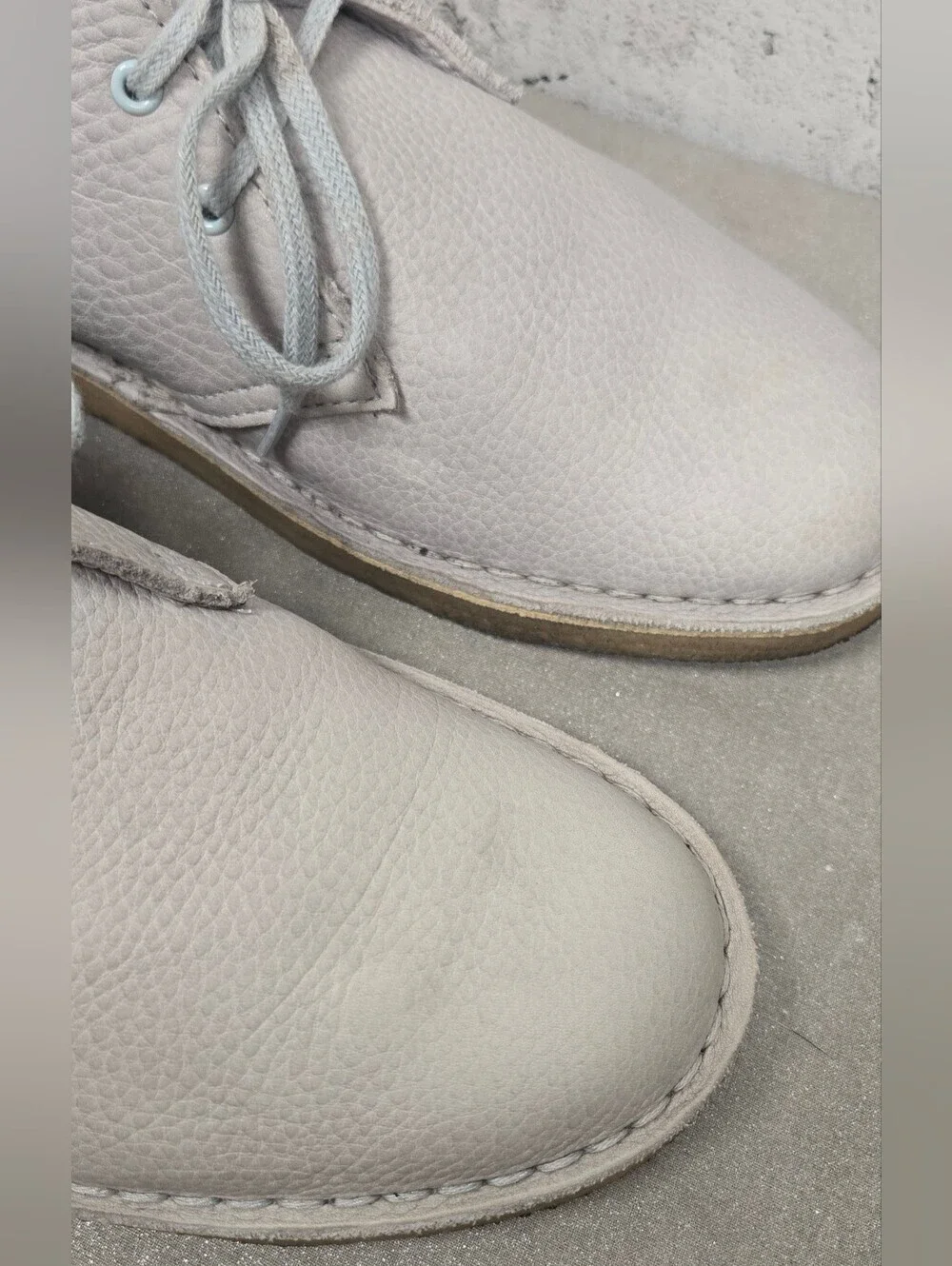 Clarks Originals Desert Boot Light Blue Leather Chukka Boots Size 9.5
